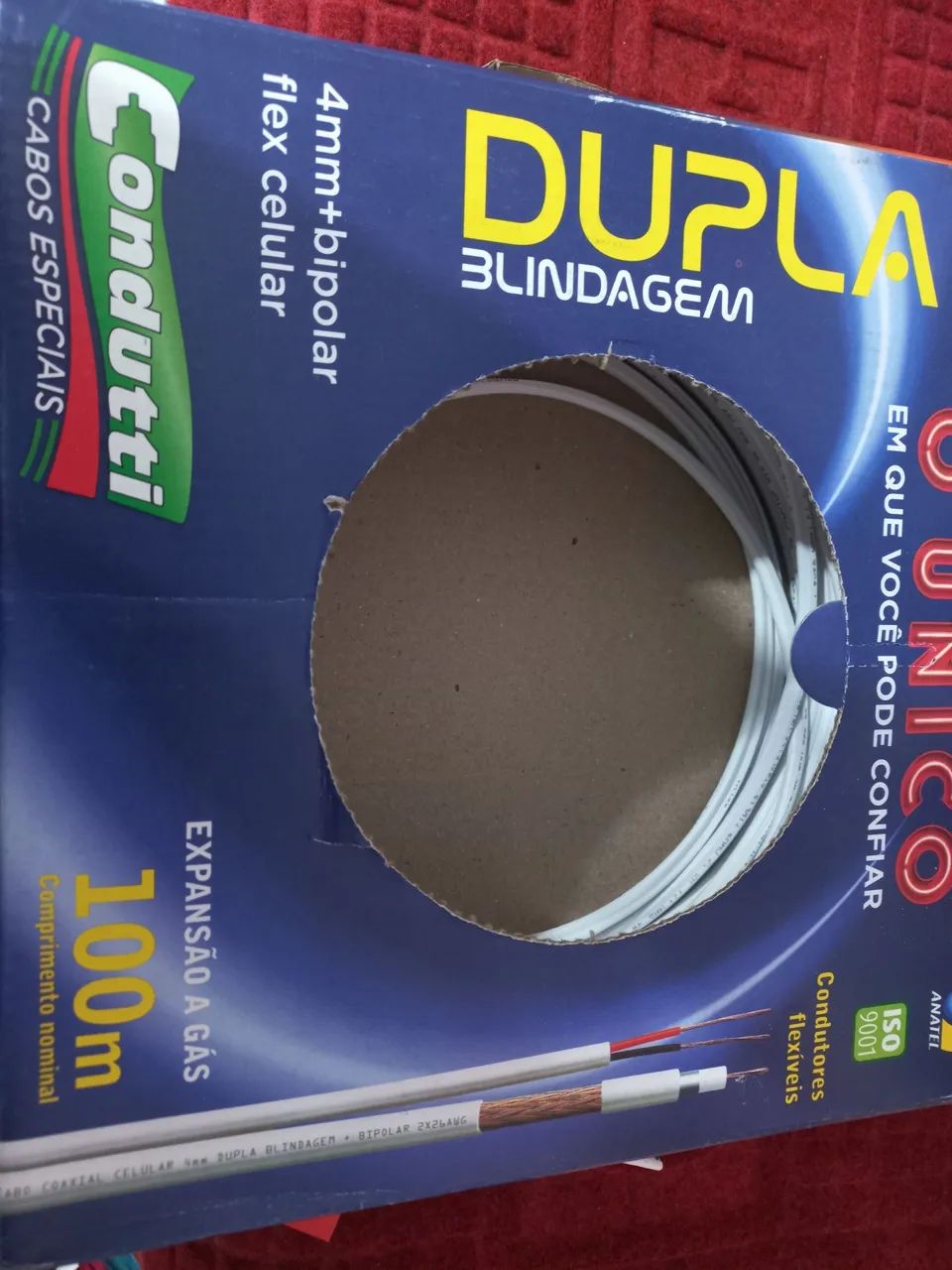 Cabo para  camera 4mm bipolar flex celular extensão a gas