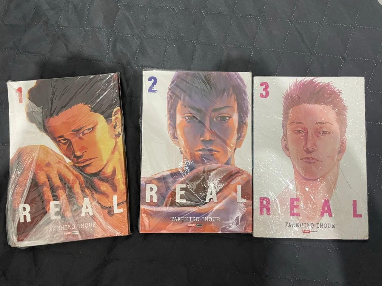  Mangá Real Vol. 1,2 e 3