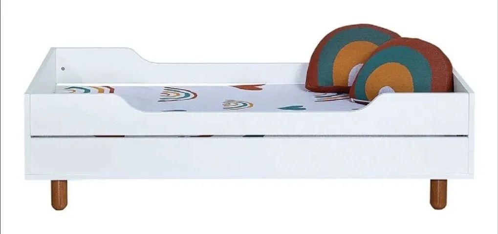 berço multiuso mood branco + colchão incluso - Foto 3