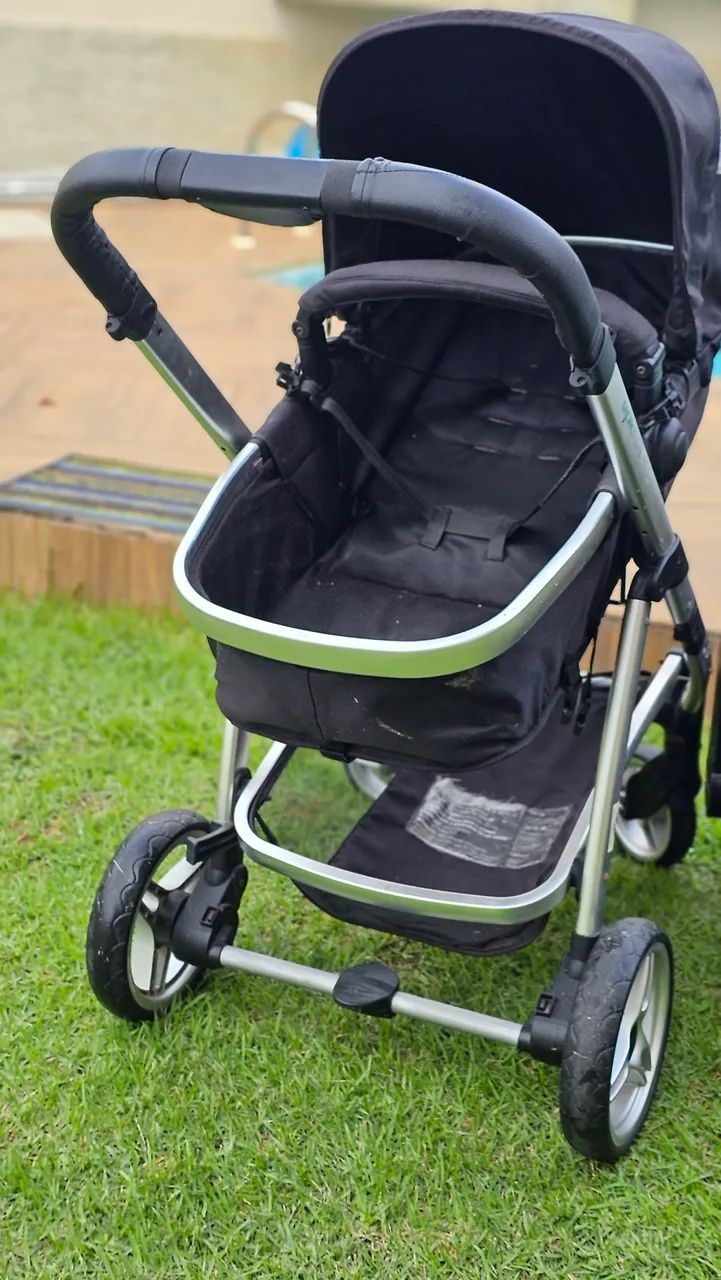 Carrinho de Bebê Epic Lite + Cadeirinha Infanti - Foto 3