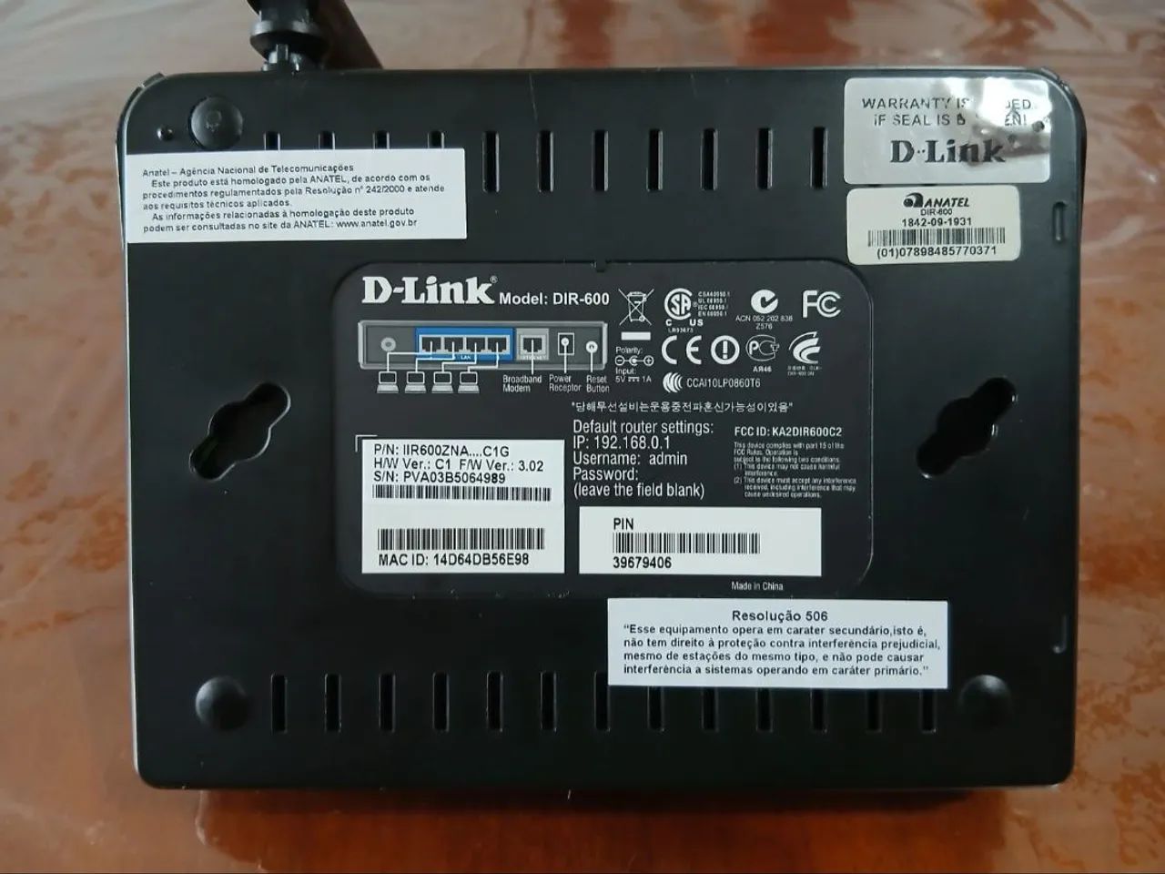 Roteador D-Link Modelo DIR- 600 4 portas - Foto 5