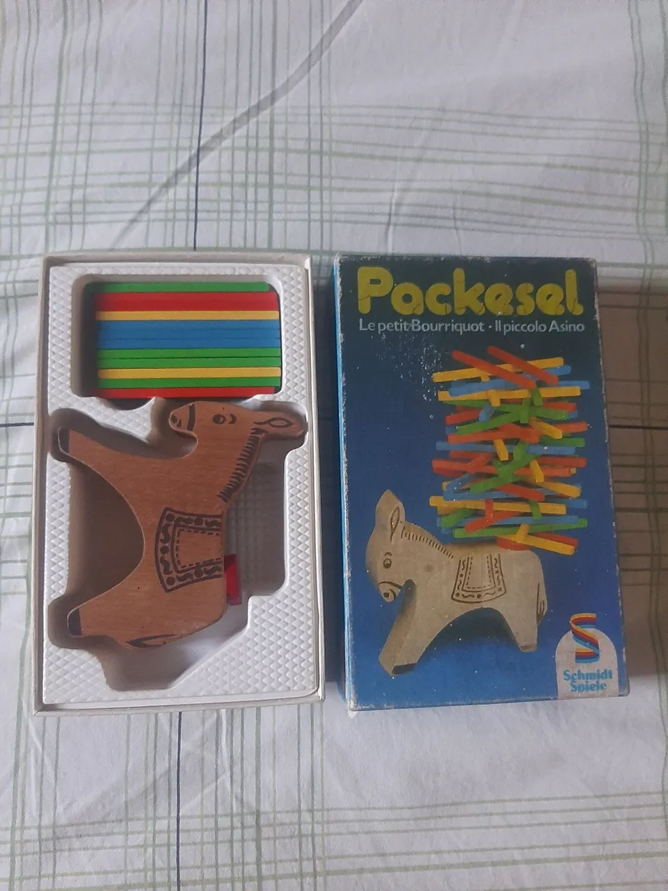 Jogo Packesel Schmidt Spiele anos 80