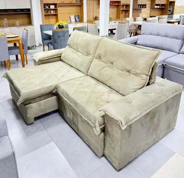 Sofá Retrátil e Reclinável 2,50m D-28 VArios Modelos Novo