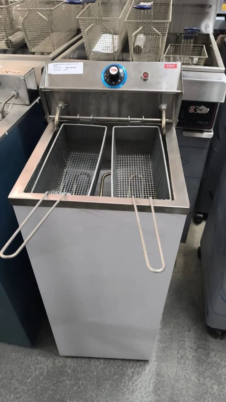 Fritadeira Elétrica Gabinete 26L 5000W - Foto 3