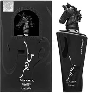 Perfume Lattafa Maahir Black Edition 100ML - Foto 4
