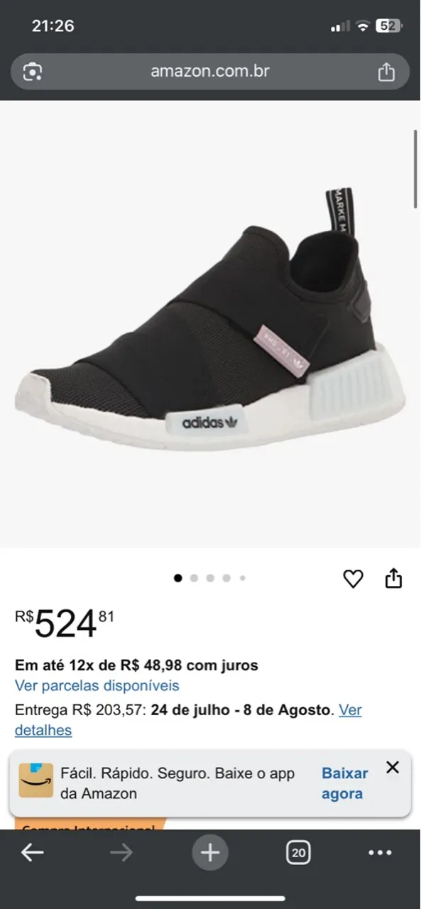 Adidas NMD Slip On - Preto e Branco