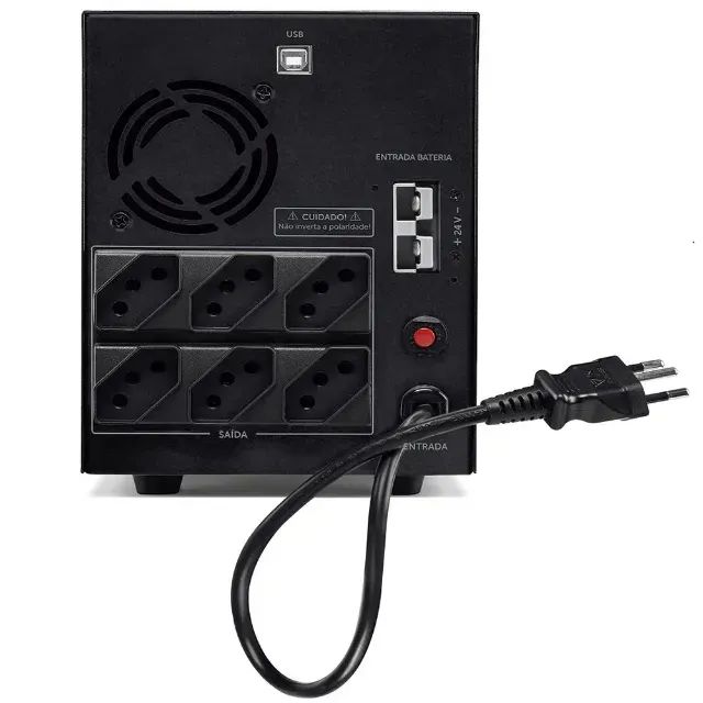  Nobreak Senoidal Intelbras SNB 1500VA, 6 Tomadas - WZetta - Foto 4