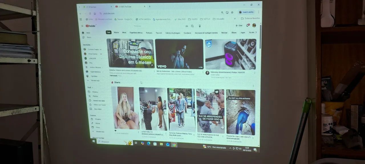 projetor Panasonic bom