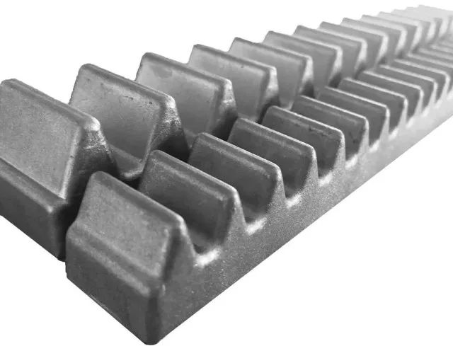 Cremalheira de Alumínio Rossi Resistente (1,0 metro de barra)