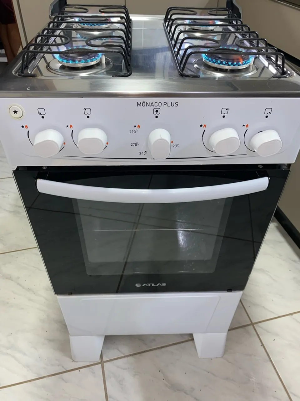 Fogão 4 Bocas Automático Seminovo - Entrego !