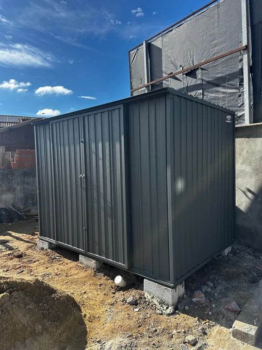 Escritório Modular 3x2 - Com Porta de Vidro e Grade - Foto 3