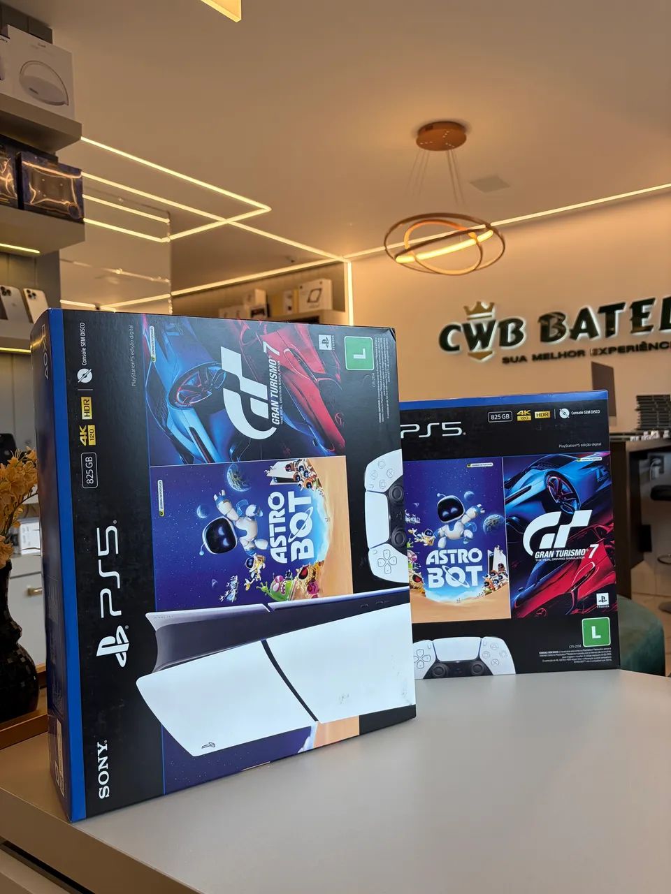 PS 5 Digital com 2 Jogos e 1 Controle  - Foto 4