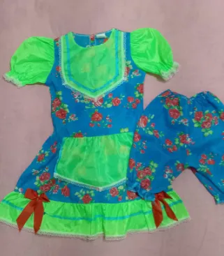Vestido caipira para Festa Junina