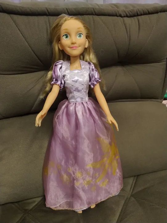Boneca Rapunzel Disney Princesas 45cm - Foto 2