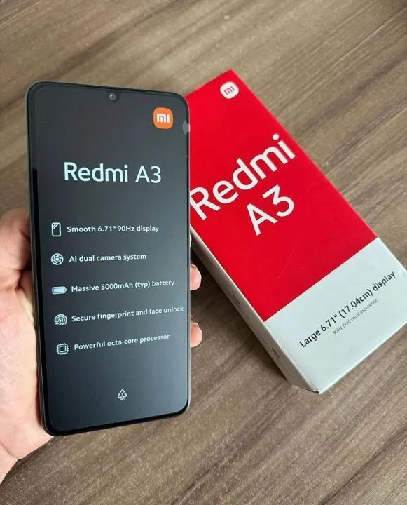 Redmi A3 - Novo - Lacrado! Com garantia.  - Foto 2
