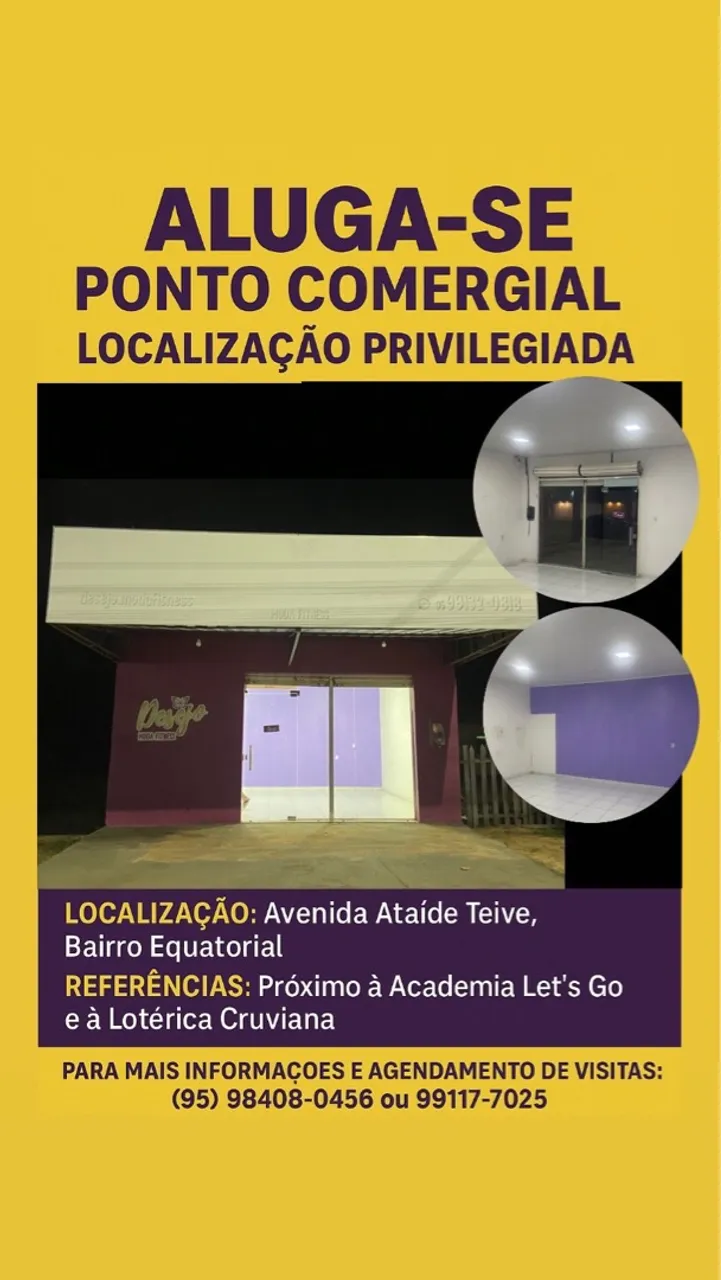 Aluga-se ponto na Ataíde Teive