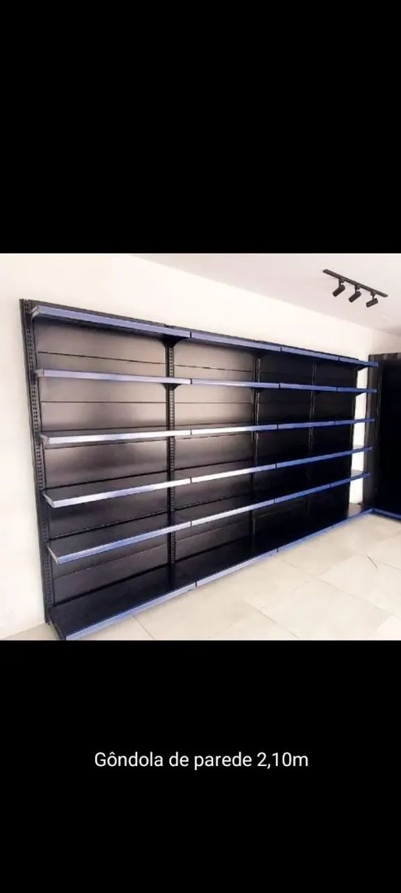 Gôndolas comerciais novas 2,10 de altura  - Foto 2