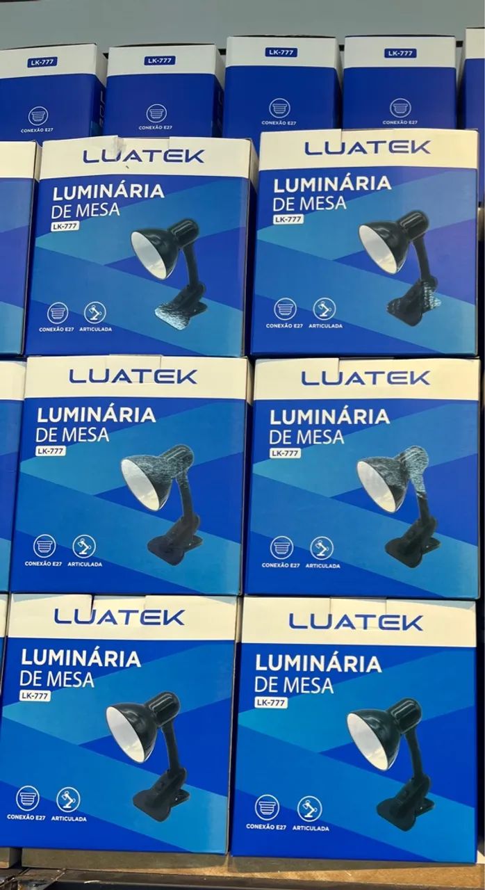 Luminária de Mesa Articulável - E27 - Foto 5