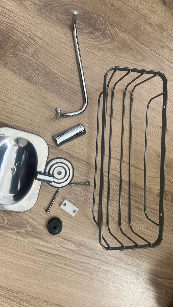 Kit Porta shampoo, sabonete e papel higiênico  - Foto 3
