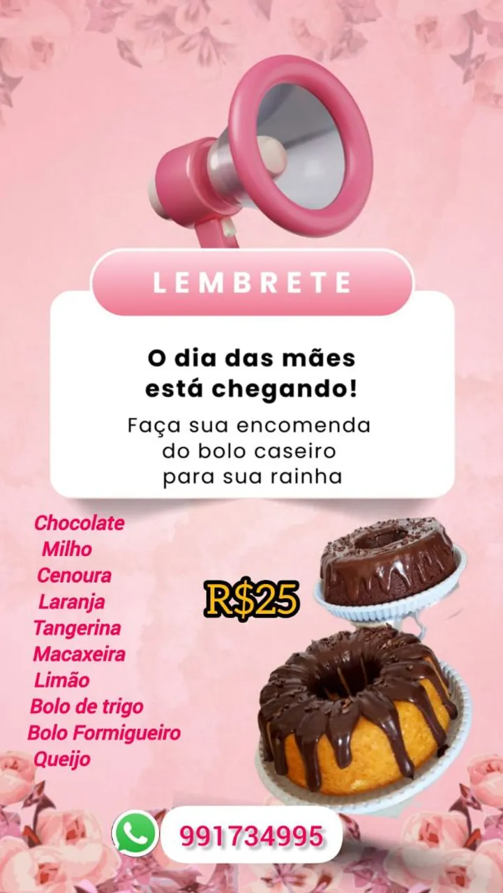 Bolos caseiros