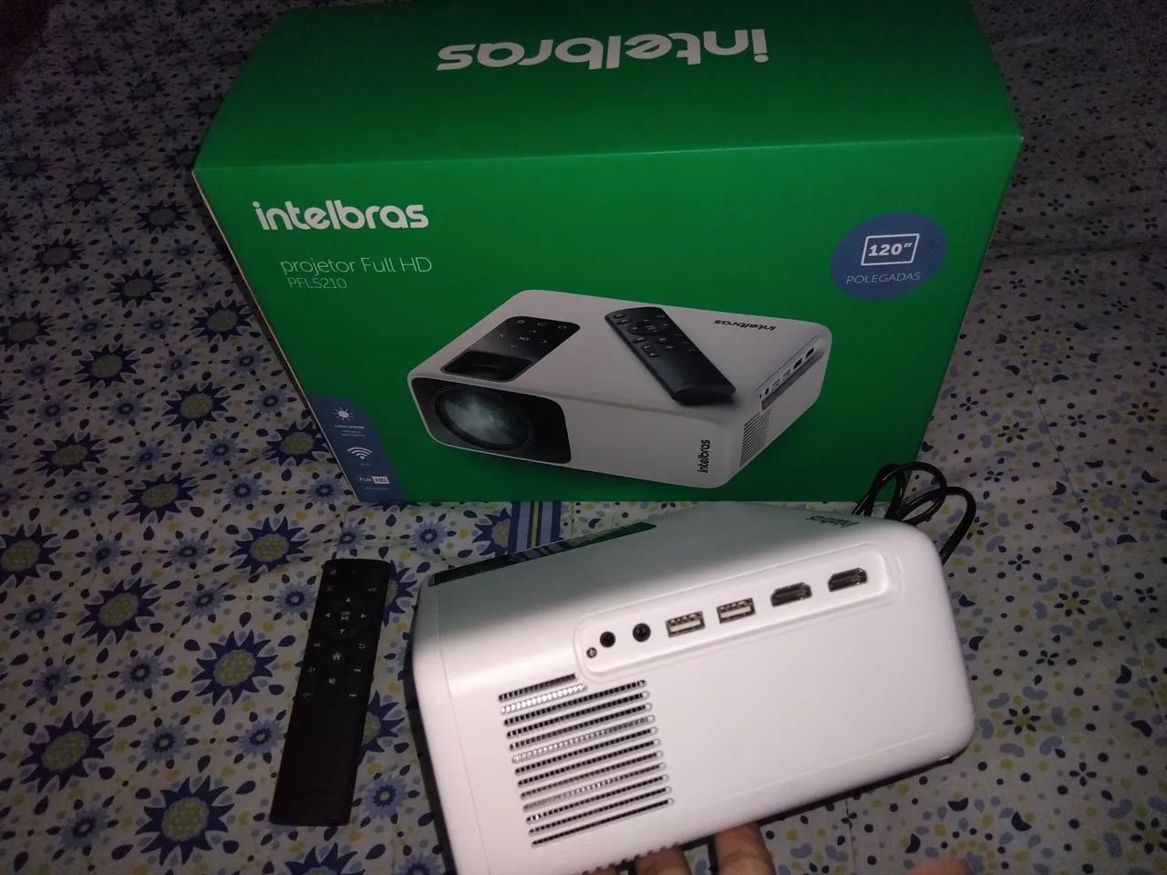 Projetor Intelbras PFL5210 Full HD 120 polegadas - Foto 3