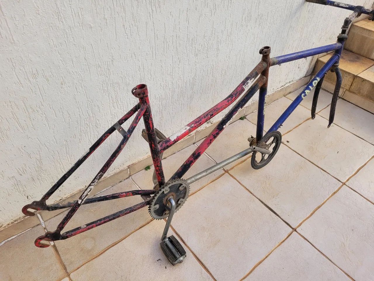 Quadro de Bicicleta Tandem Caloi Cruiser - Foto 2