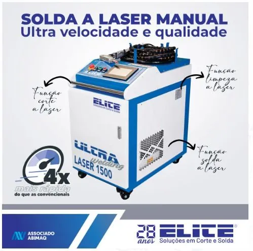 Solda a Laser Manual Ultra Velocidade e Qualidade