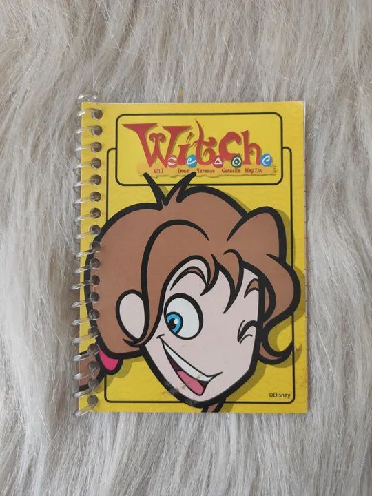 Mini Caderno Witch. Brinde Revista witch. As bruxinhas witch 