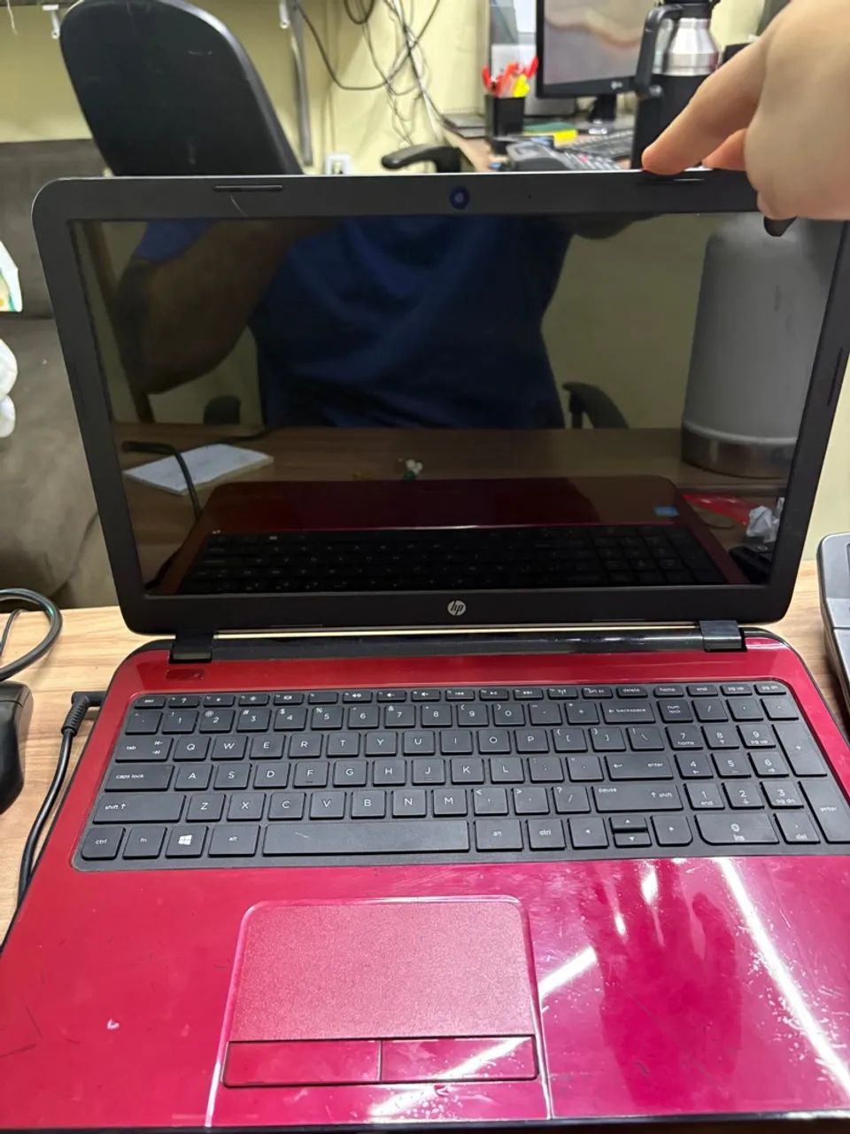 Notbook HP 15pol intel core i3 vinho - Foto 2