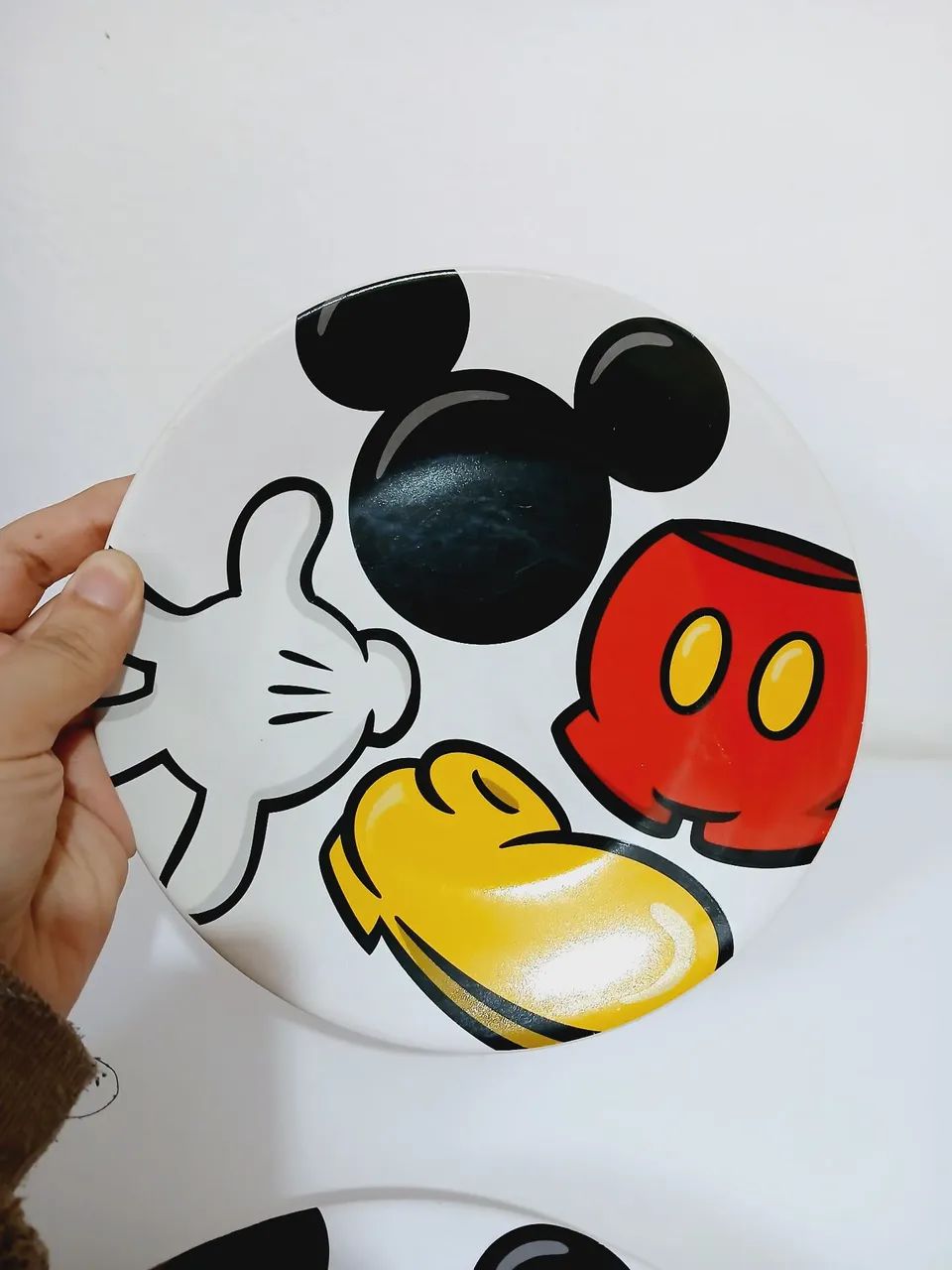 Par de pratos Mickey Mouse raro - Foto 3
