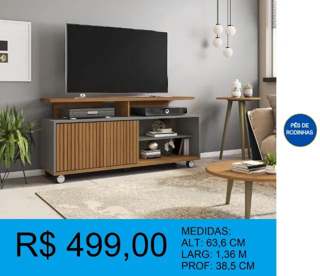 Rack com rodinhas reposição - compre hoje e receba amanhã  - Foto 3