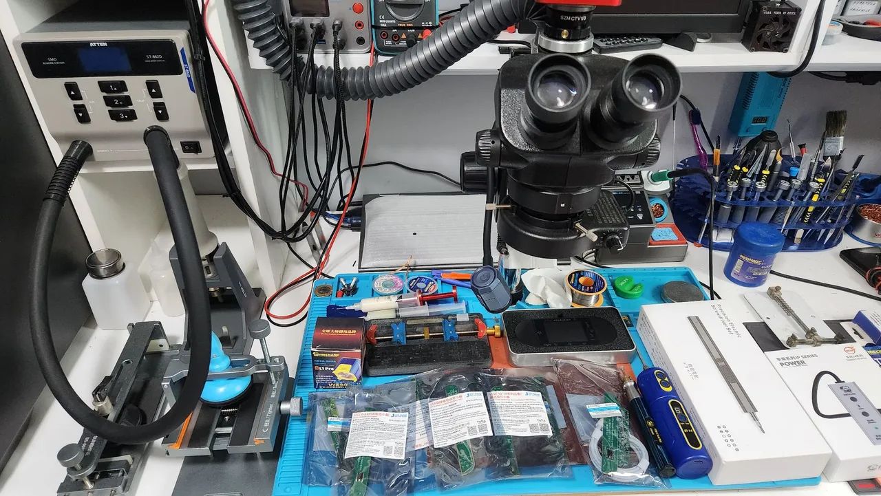 Bancada completa para reparos em drones, celulares, notebooks, e eletrônicos.  - Foto 3