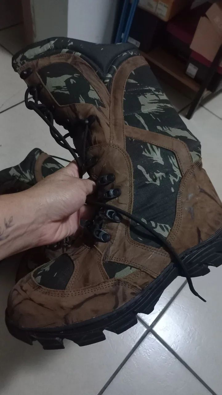 Brahma Om1779 Botas Brahma Camuflada Botas Brahma Biker Mujer