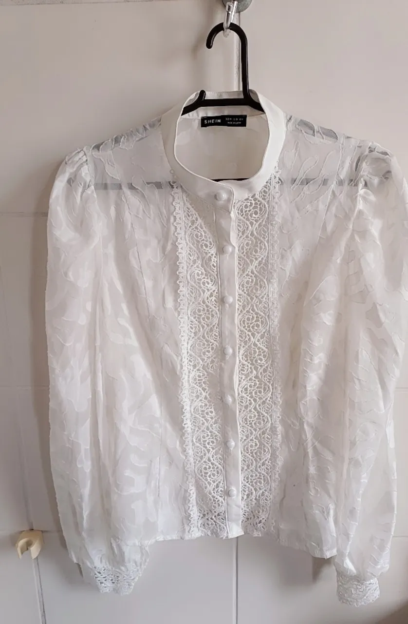 Blusa social feminina branca