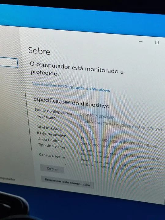 Pc gamer i5 9th Rx 550 4gb Avalio trocas (Anápolis) - Foto 5