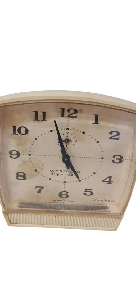 ANTIGO RELÓGIO DESPERTADOR WESTCLOX ANOS 60