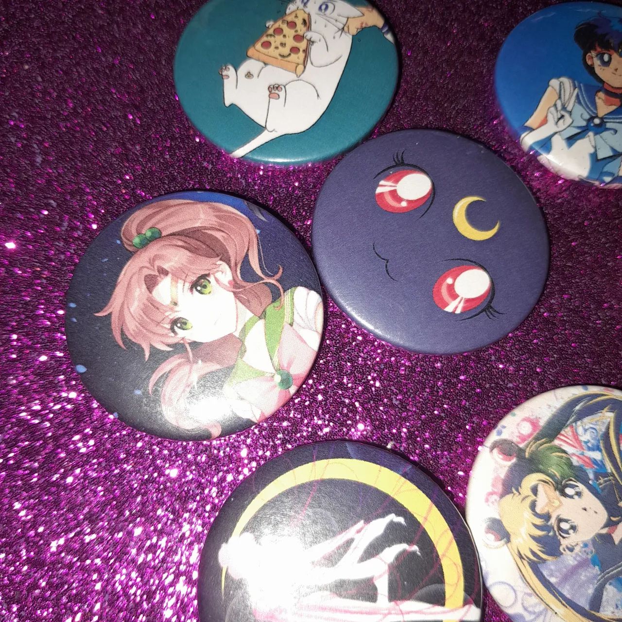 Sailor moon kit botons colecionáveis - Foto 2