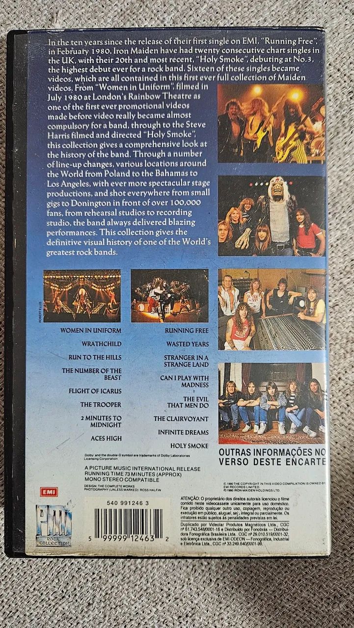 Iron Maiden - The First Ten Years - VHS - Foto 2