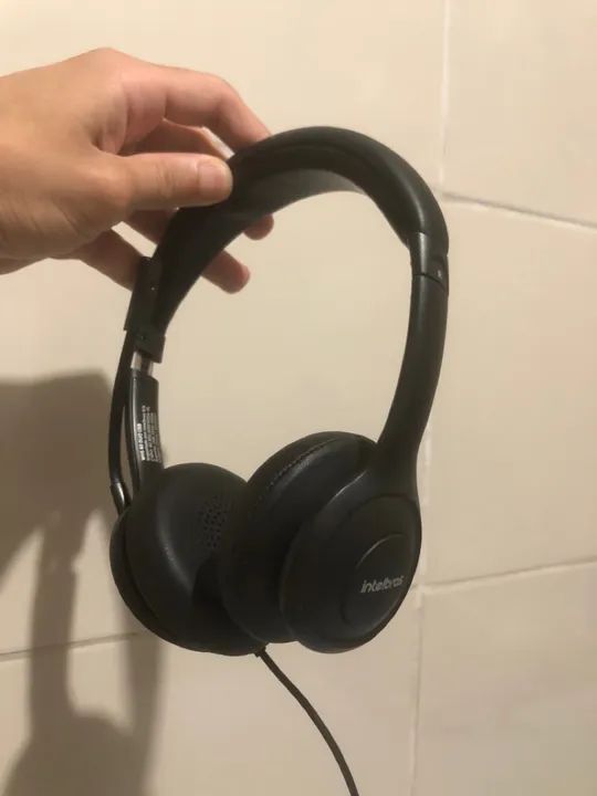 Headset com fio biauricular, Conexão USB, WHS 60 duo, Preto, Intelbras - Foto 2