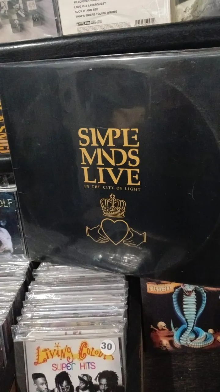 LP SIMPLE MINDS - LIVE - DUPLO PERFEITO - 170