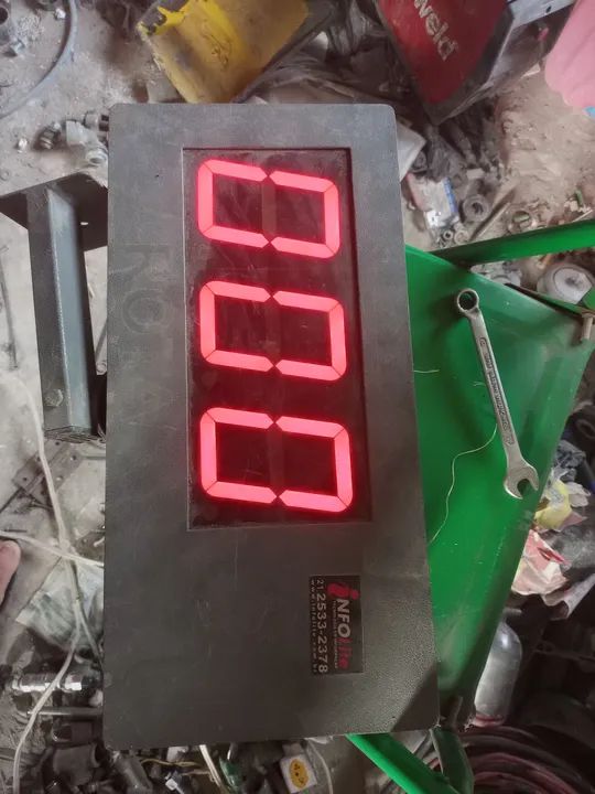 Painel contador digital.