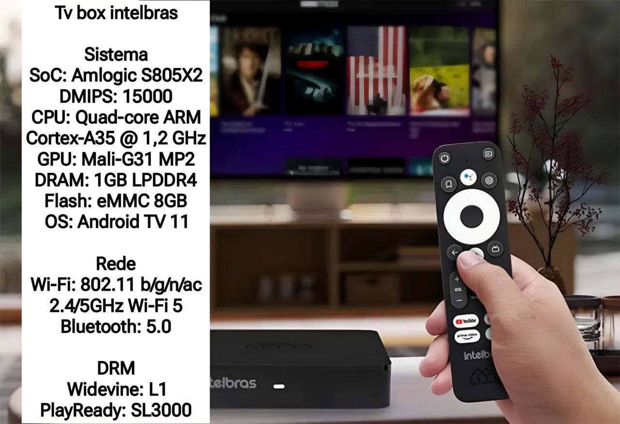 TV BO'X Intelbras Full HD (Original lacrado) Com Garantia  - Foto 2