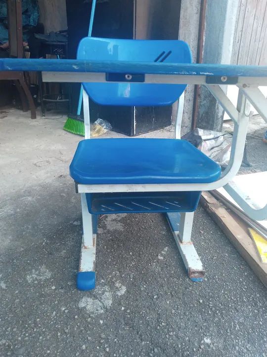 Cadeira e Mesa Infantil Azul - Foto 2