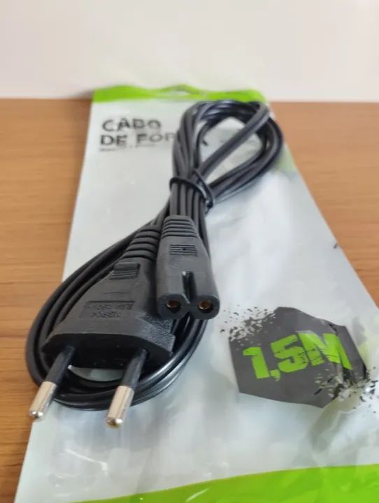 Cabo de força bipolar - 2 pinos