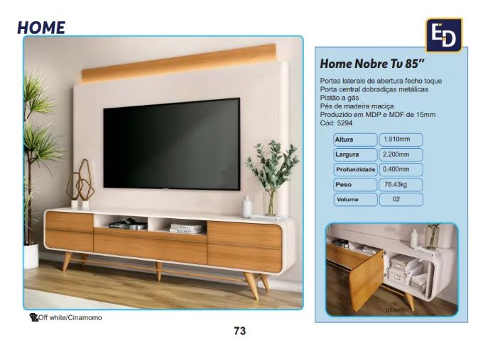 Home para TV até 85 polegadas - Foto 2
