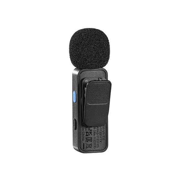 Microfone de Lapela Sem Fio BOYA BY-V1 para iPhone até Versão 14 - Foto 5