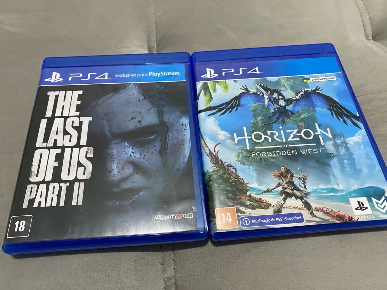 The Last of Us Part II e Horizon Forbidden West - PS4