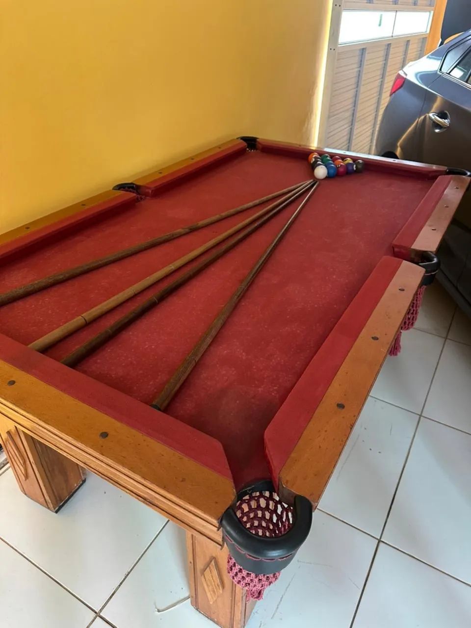 Mesa de sinuca média