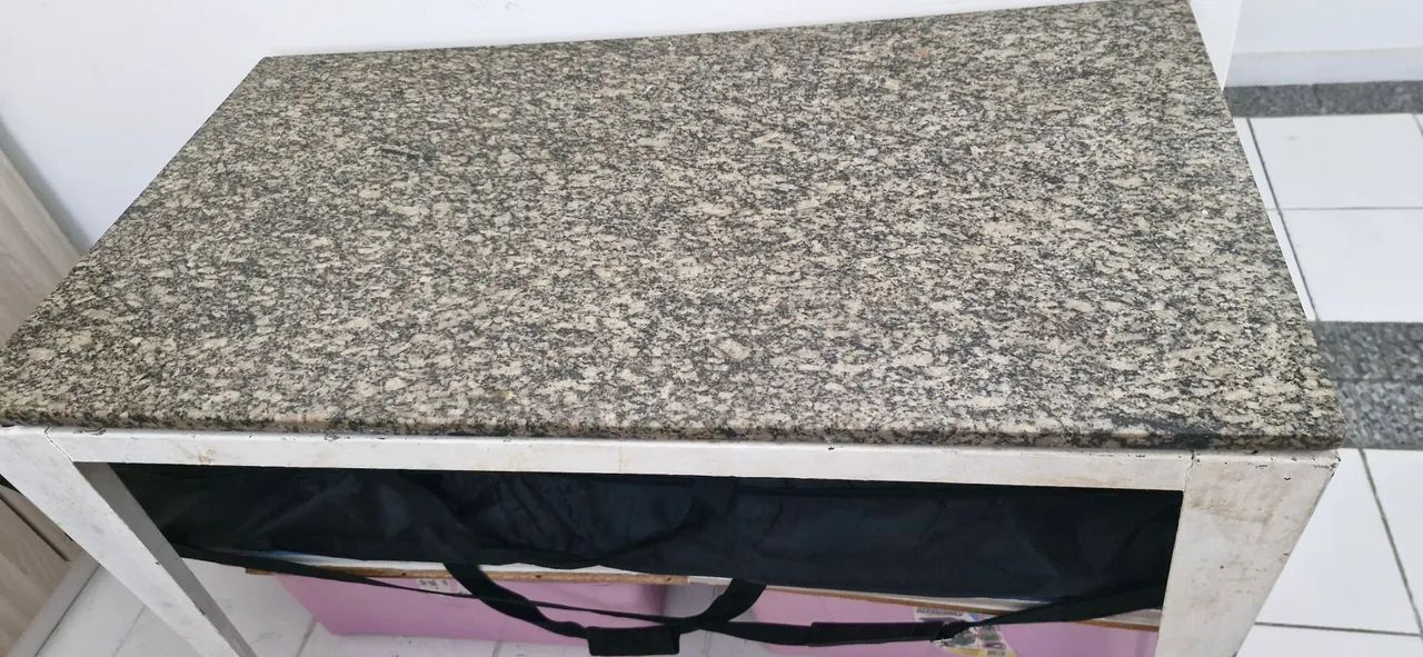 Mesa retangular tok stok de granito 60x1.10 - Foto 4