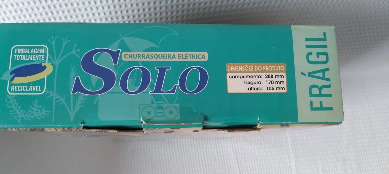 Antiga Churrasqueira Elétrica Solo Mor Portátil - Foto 2